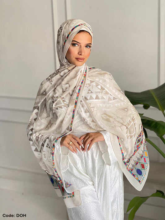 Lobna Scarf - Crepe Chiffon