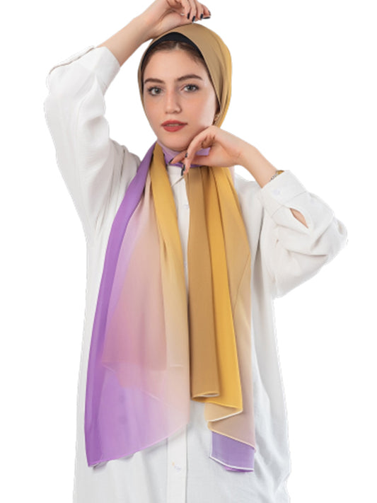 Noursin Scarf - Crepe Degrade