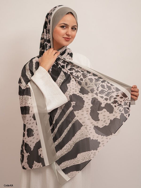 Alaa Scarf - Crepe Digital