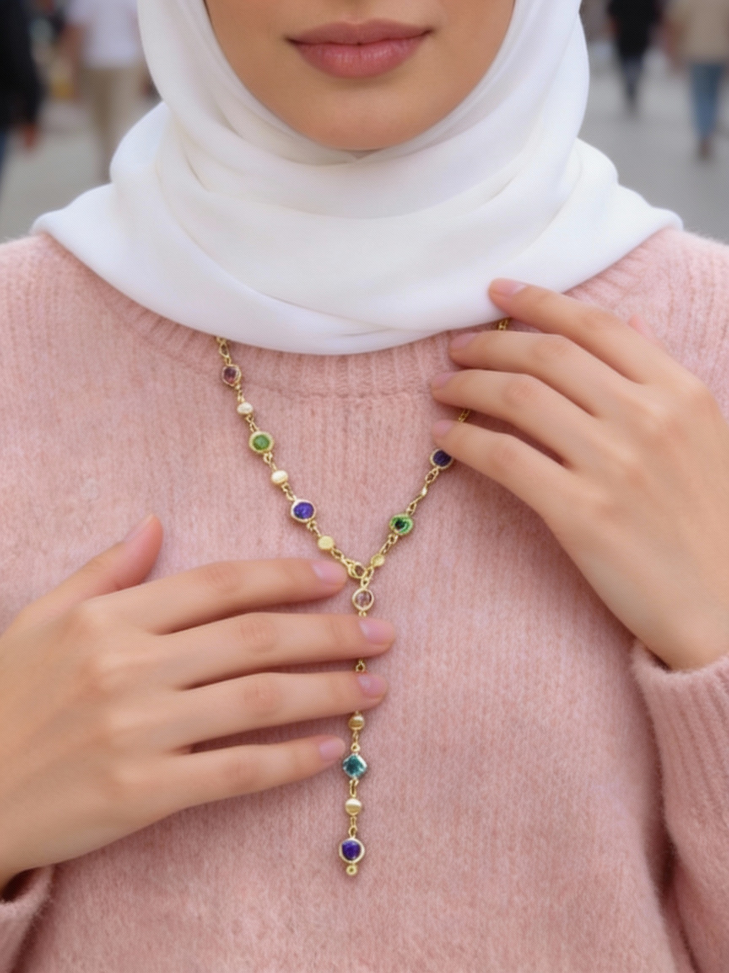 Hayaa Necklace - Stainless Gold Plated