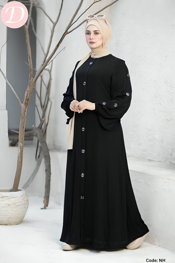 Mayar Abaya - Crepe