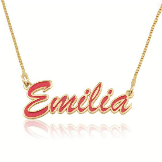 Emilia Customized Necklace - Gold Plated