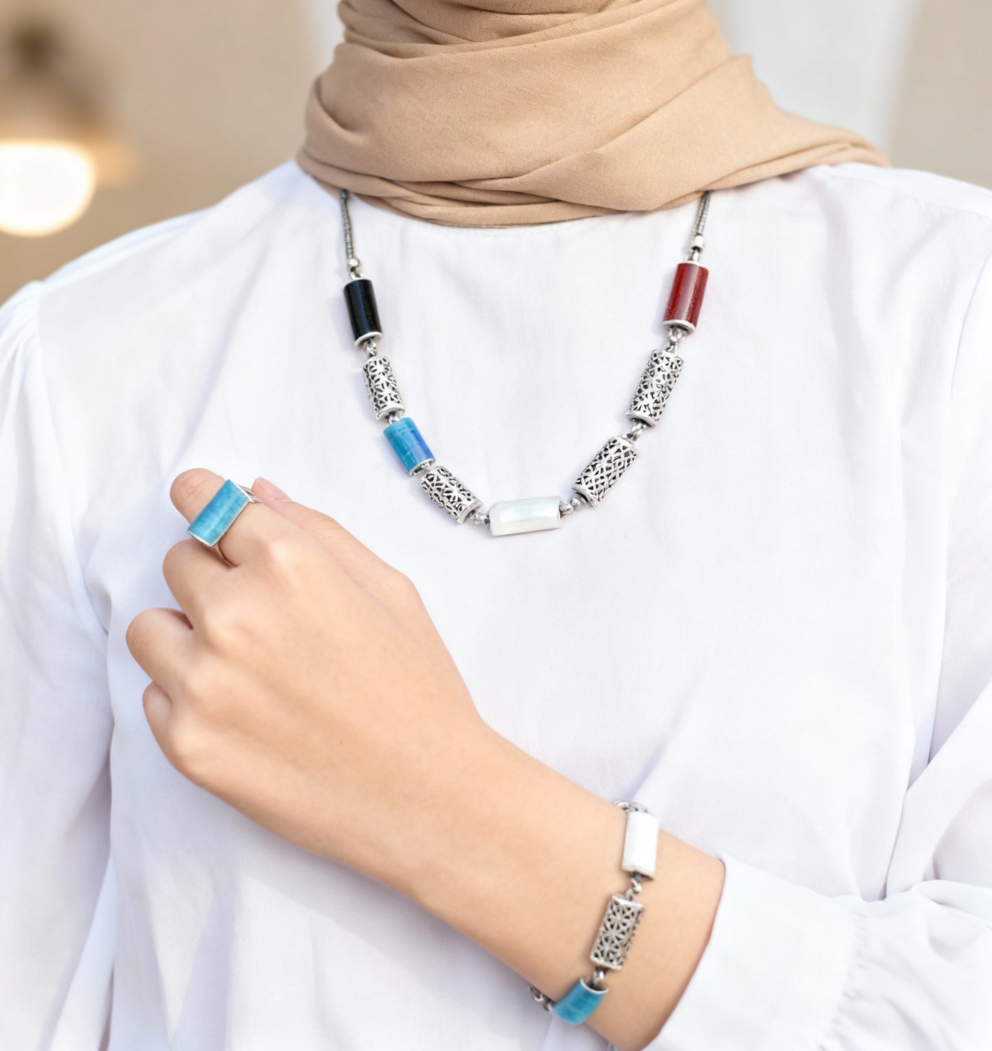 طقم نجوان الفاخر – نحاس خالص