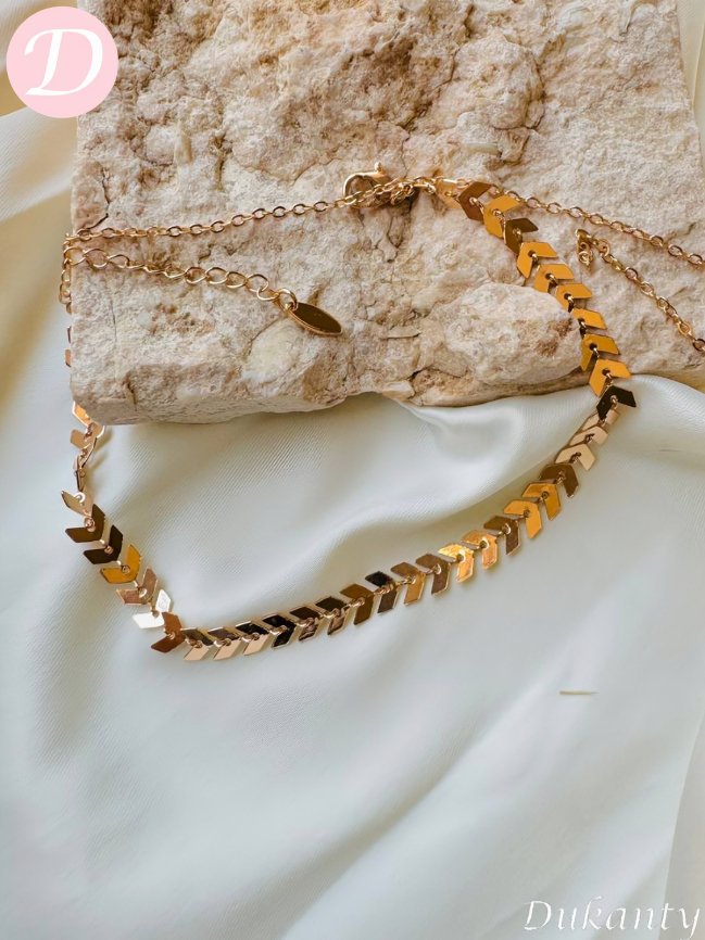 Amira Anklet - Chinese Gold