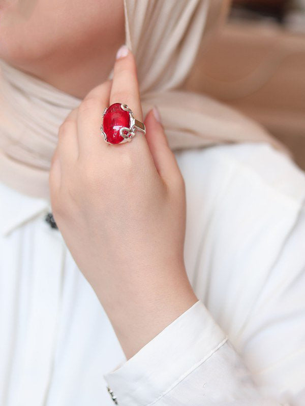 Ahlam Ring - Silver Plated