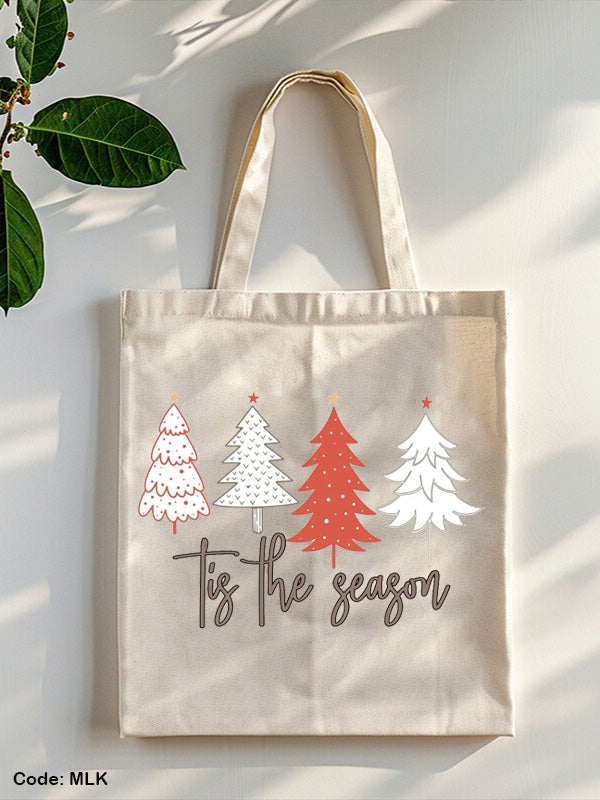 Winter Tote Bag - Linen