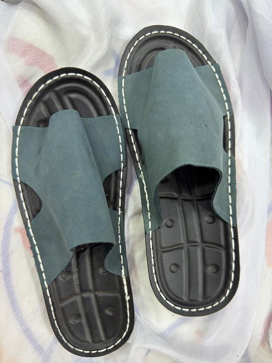 Yamien Slippers - Genuine Leather
