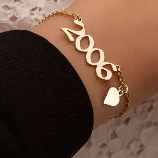 Customize Your Special Date Bracelet - Gold Plated