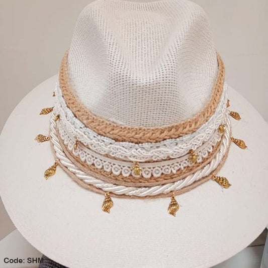 Nashwa Handmade Chapeau - Wicker