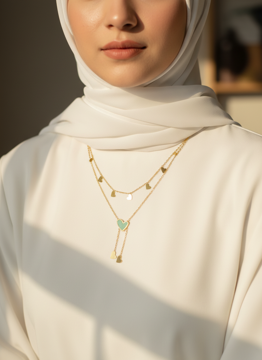 قلادة الفراشة - ستانلس ستيل