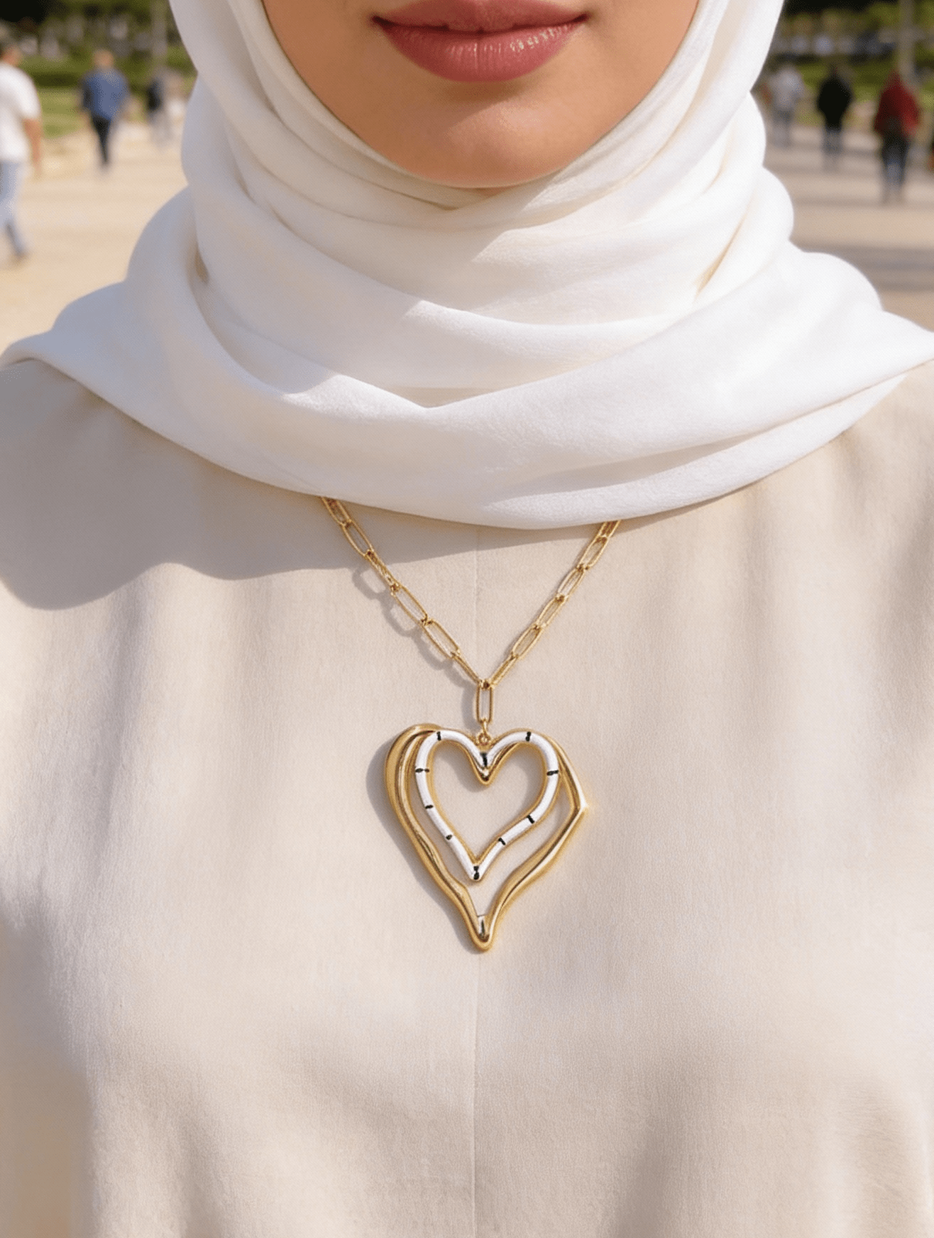 Nayera Necklace - Stainless Steel