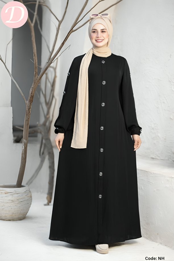 Mayar Abaya - Crepe