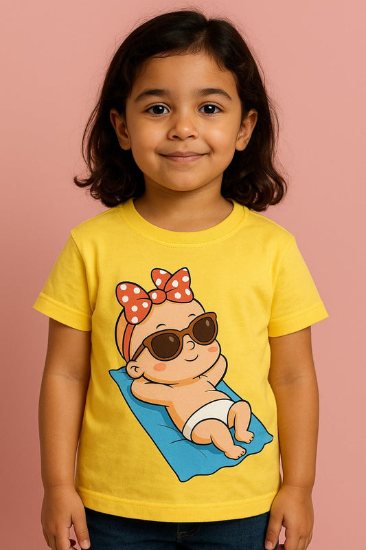 Cute Girls T-shirt - Cotton