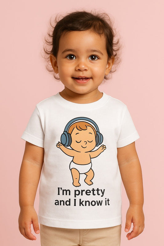 Pretty And Cute T-shirt - Cotton