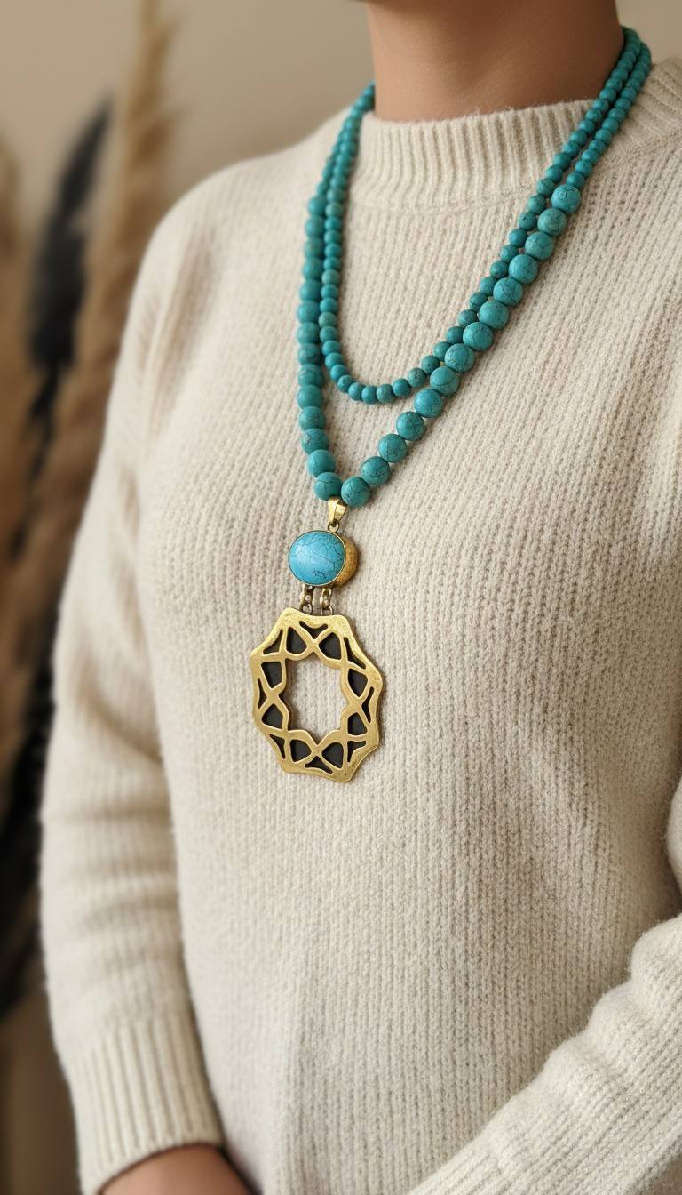 مجموعة من العقيق البني المكسور مع العقيق الأخضر الزيتي