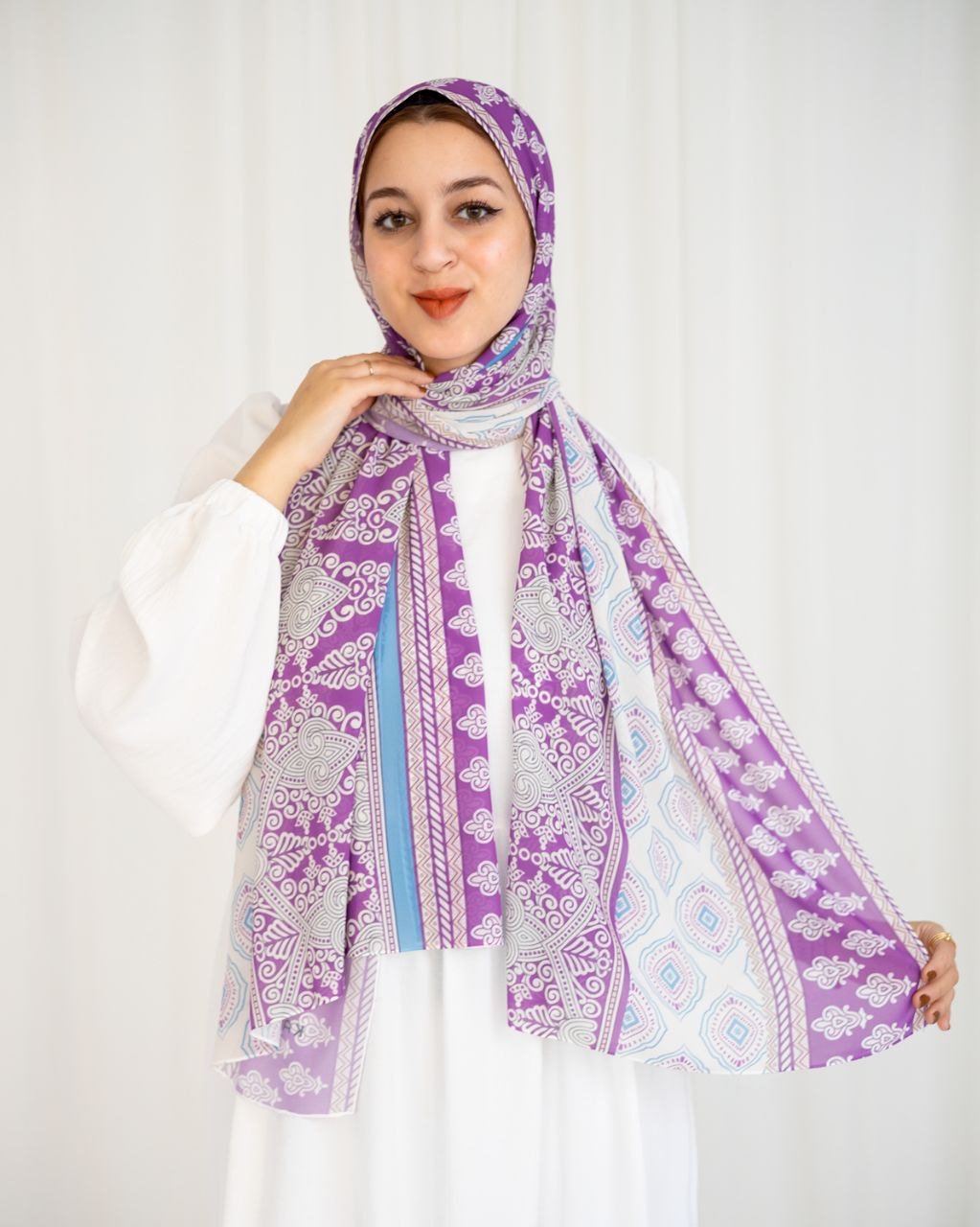 Bahar Scarf - Crepe Digital