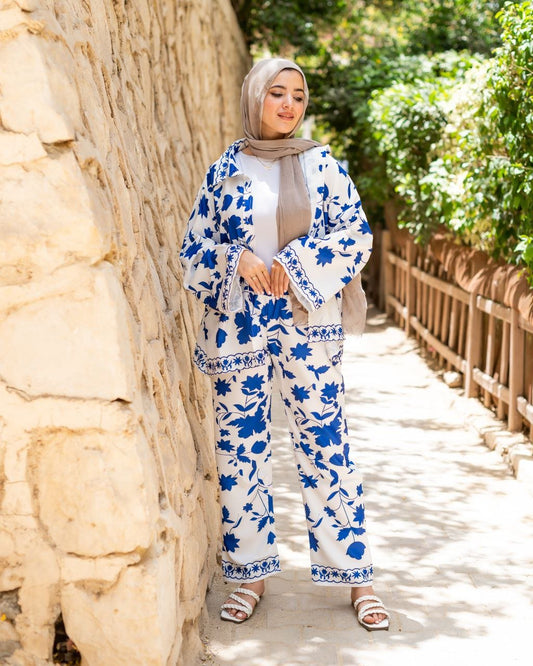 Lamia Casual Suit - Satin