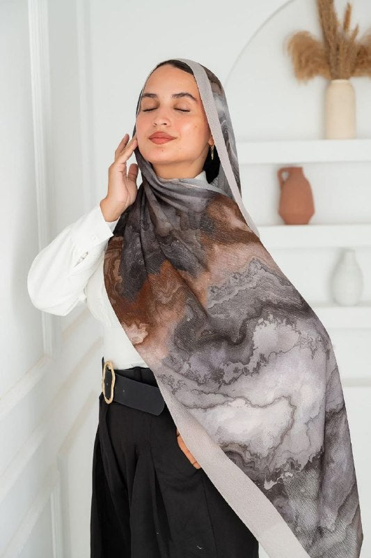 Elif Scarf - Sponge Cotton