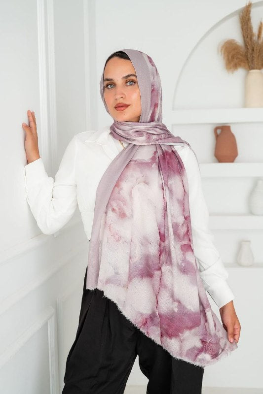 Damla Scarf - Sponge Cotton