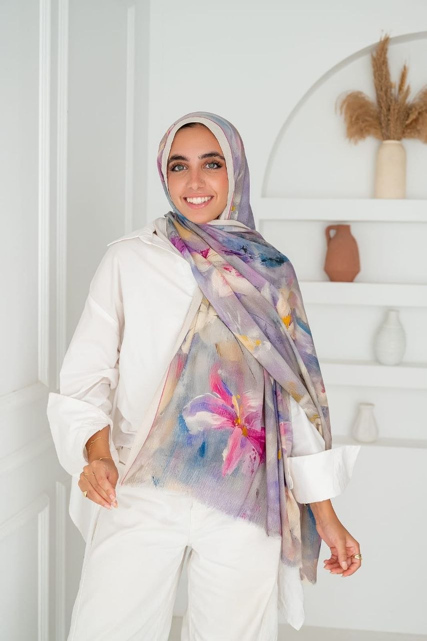 Sevil Scarf - Sponge Cotton