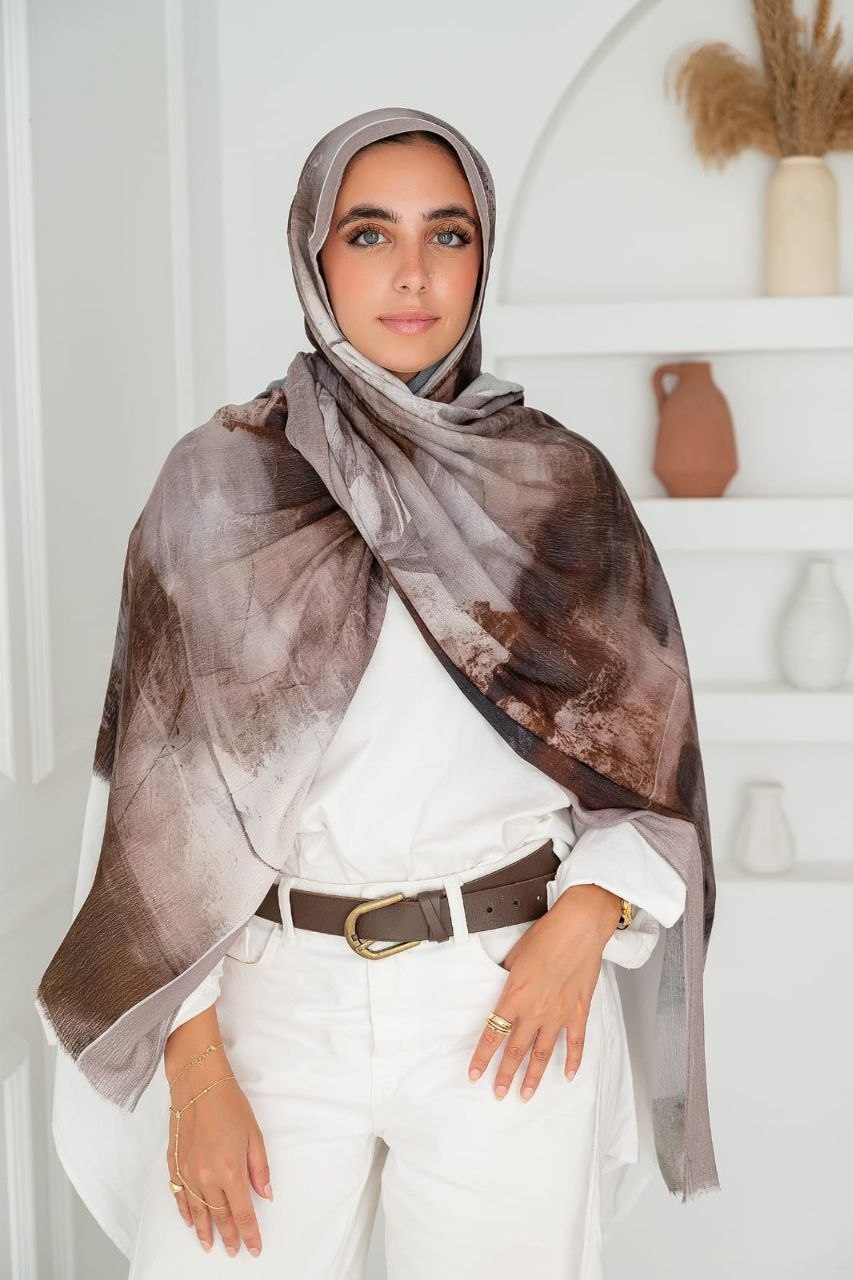 Esra Scarf - Sponge Cotton