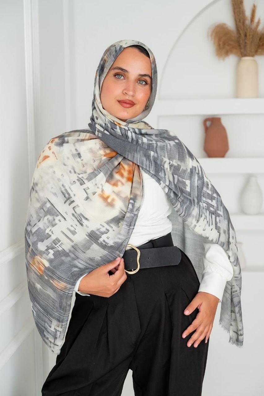 Elvan Scarf - Sponge Cotton