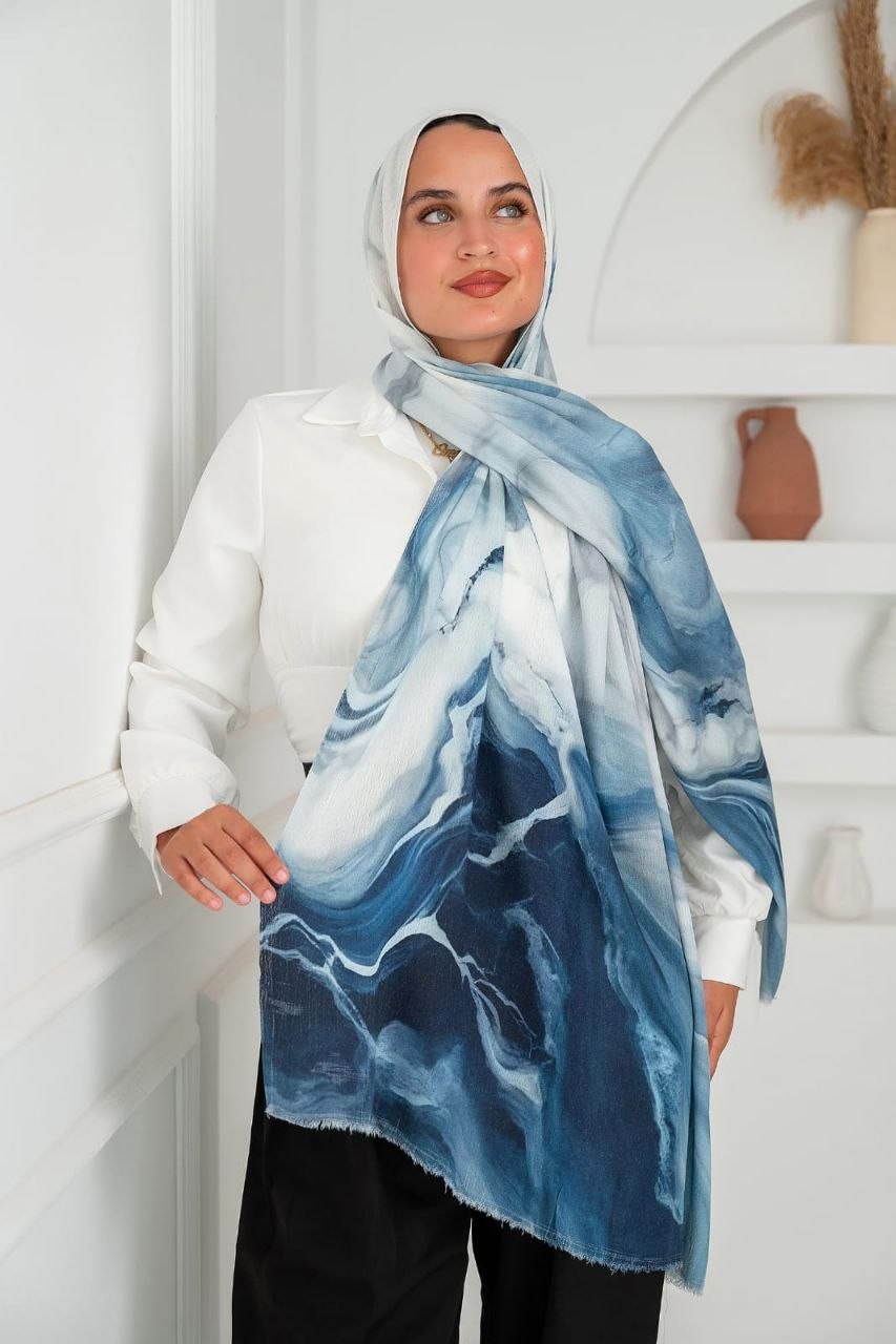 Jasmine Scarf - Sponge Cotton