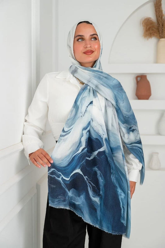 Jasmine Scarf - Sponge Cotton