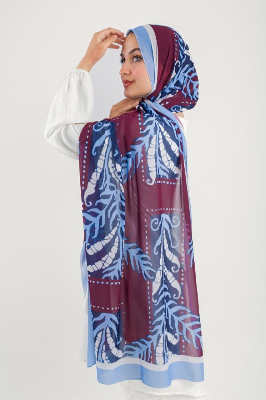 Safaa Scarf - Crepe Digital