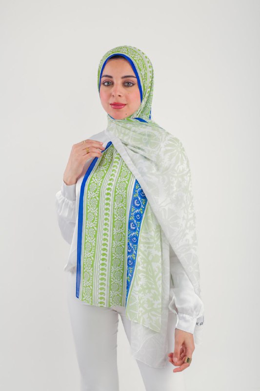 Esmat Scarf - Crepe Digital