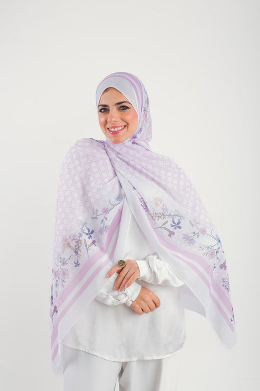 Basma Scarf - Crepe Digital
