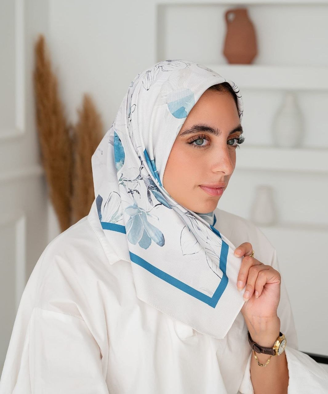 وشاح سالي - قطن وساتان