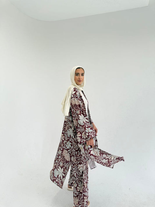 Fatima Summer Suit - Satin