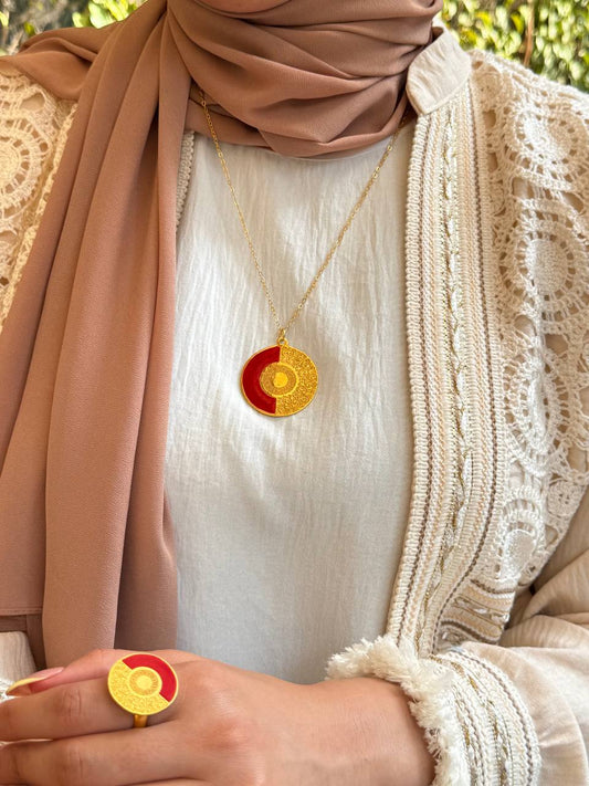 Royal Sun Disc Set – Gold Plated