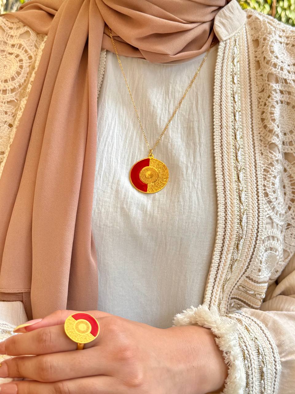 Royal Sun Disc Set – Gold Plated