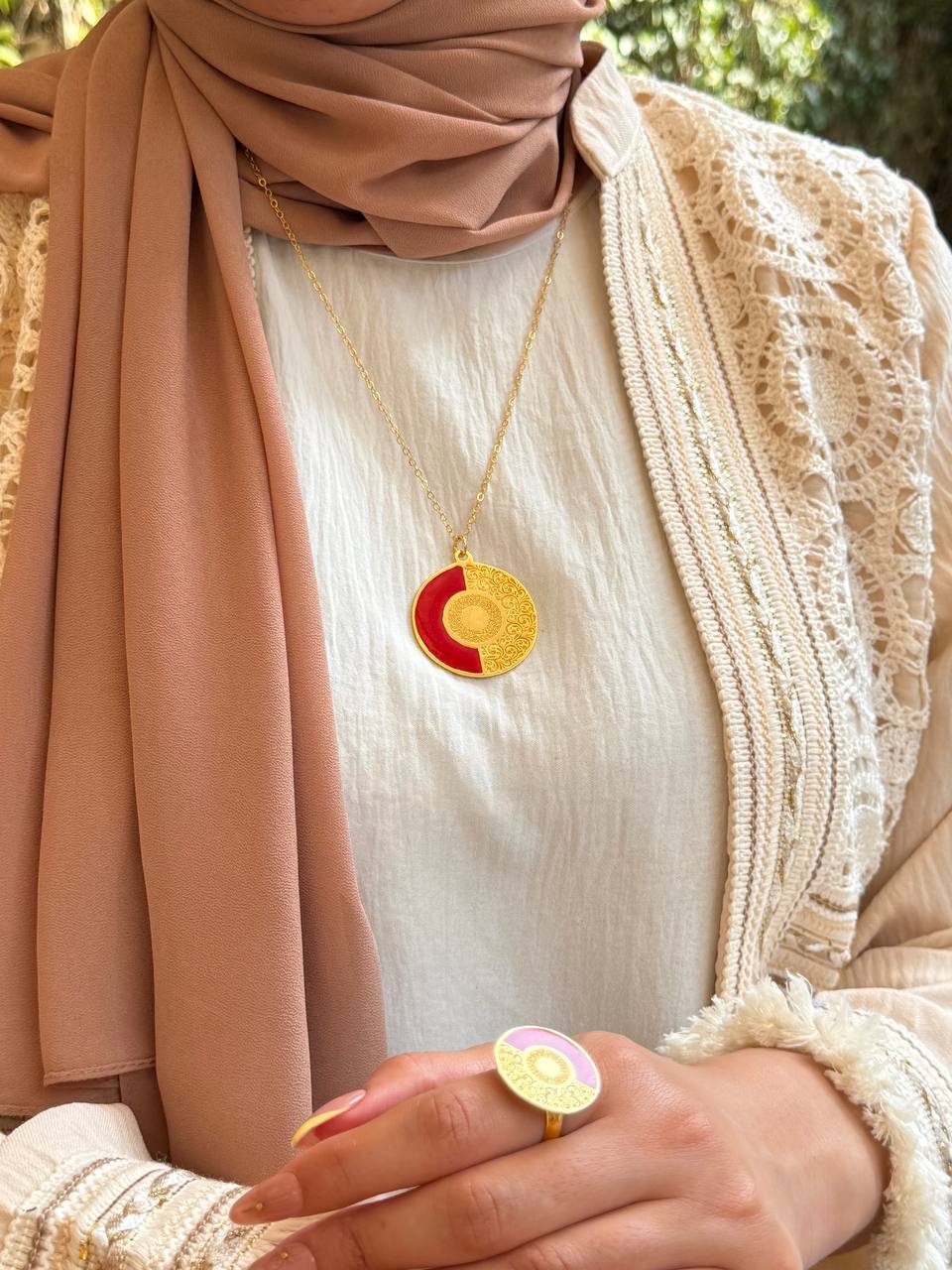 Royal Sun Disc Set – Gold Plated