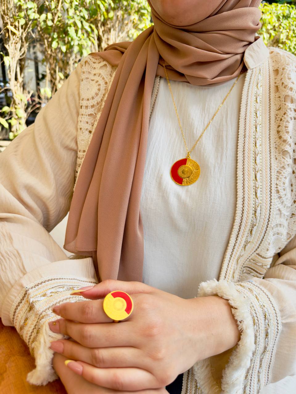 Royal Sun Disc Set – Gold Plated