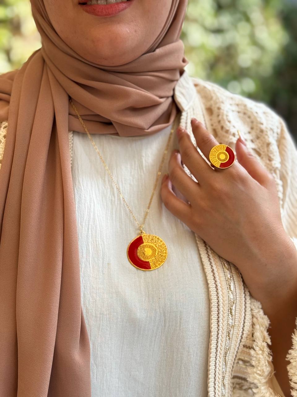 Royal Sun Disc Set – Gold Plated