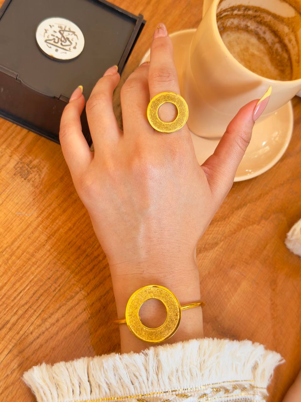 Surat ElKursi Set Gold and Silver Plated - Ramadan Set