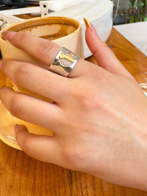 Just Your Letter Ring - Silver & Gold Plated
