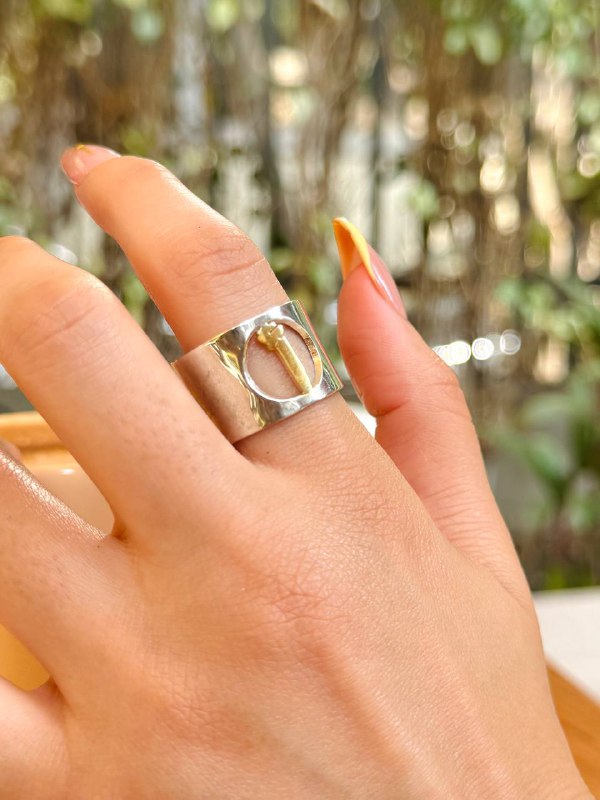 Just Your Letter Ring - Silver & Gold Plated