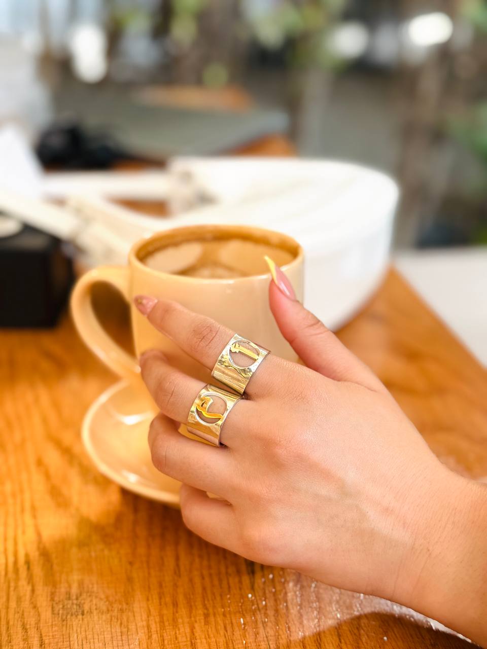 Just Your Letter Ring - Silver & Gold Plated