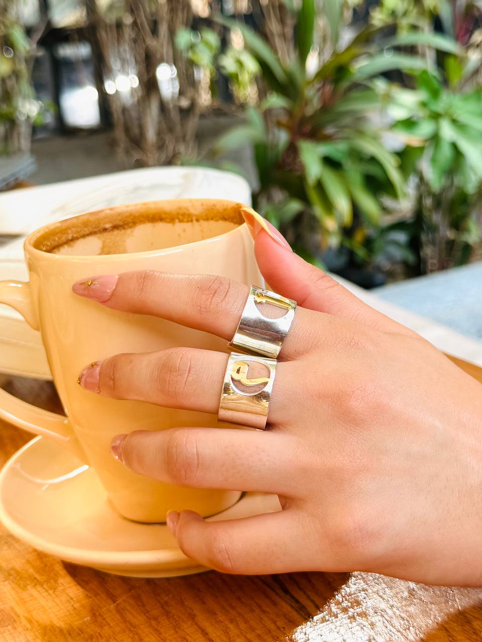 Just Your Letter Ring - Silver & Gold Plated
