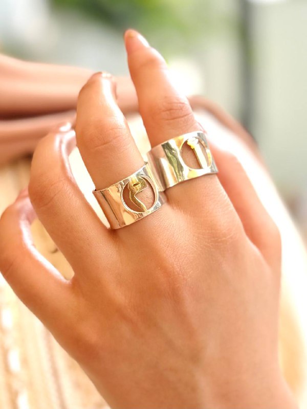 Just Your Letter Ring - Silver & Gold Plated