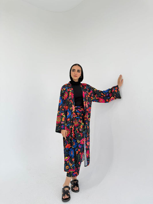 Hania Casual Suit - Satin