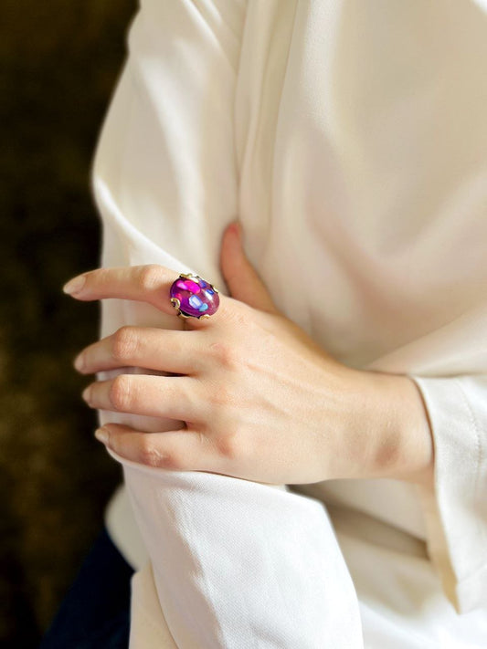 Fayrouz Ring - Pure Copper