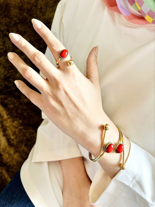 Hannah Delicate Set - Matte Stone