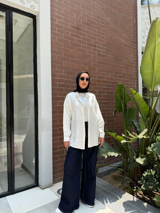 Hazal Turkish Shirt - Linen