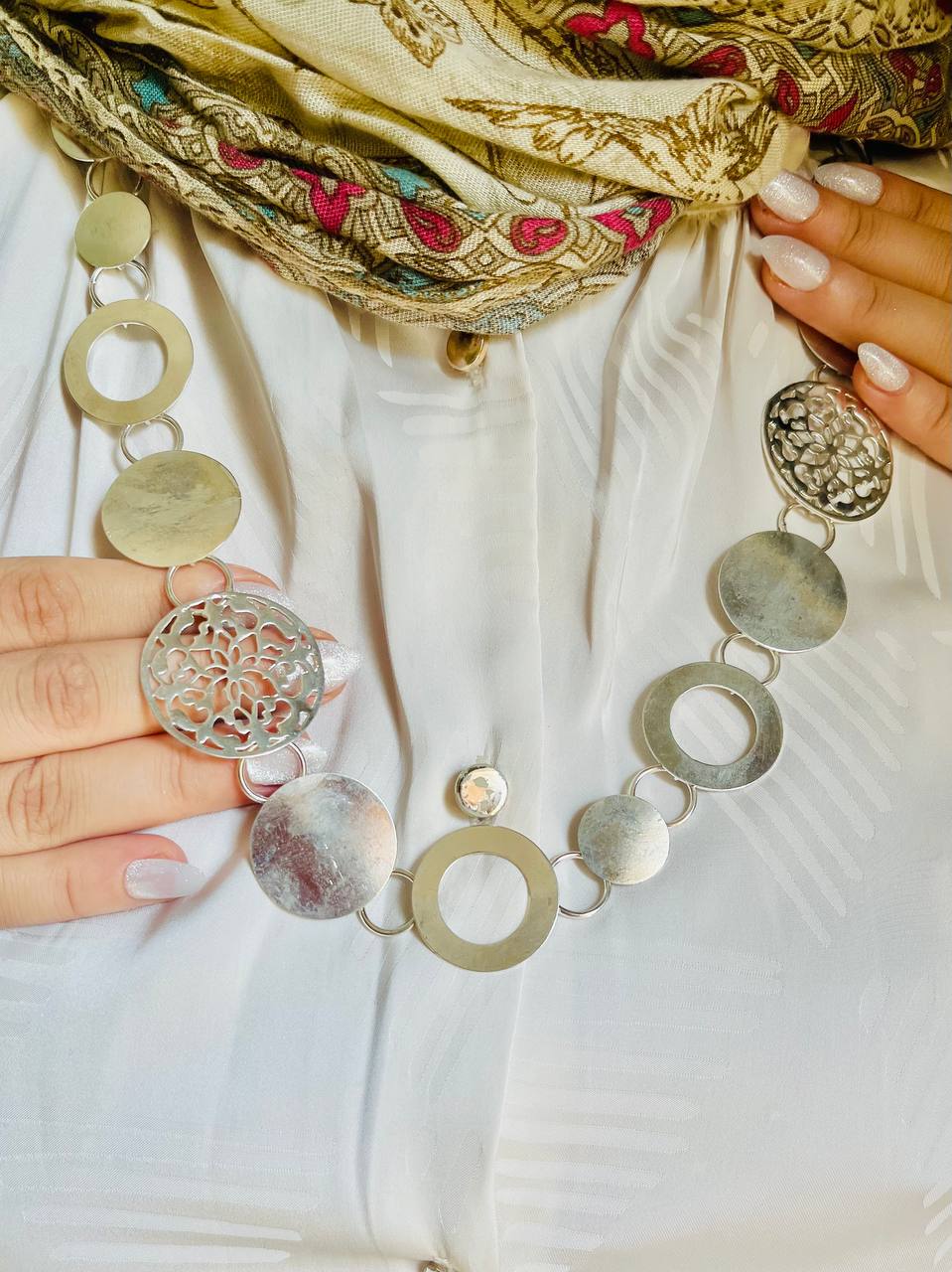 Gayda Necklace  - Silver Plated