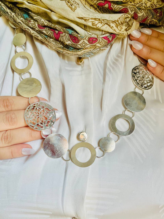 Gayda Necklace  - Silver Plated